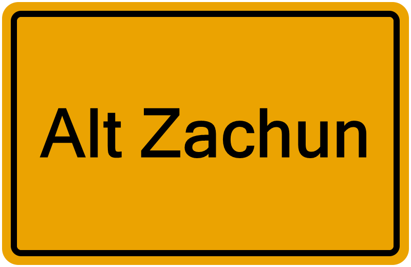Handelsregister Alt Zachun